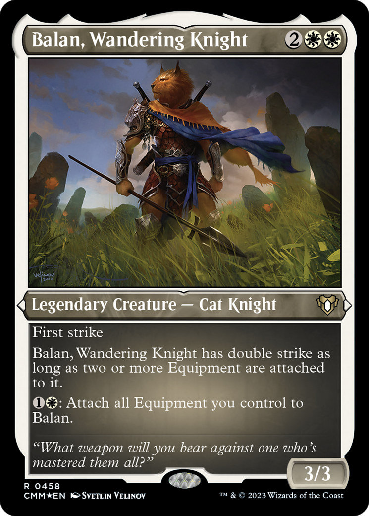 Balan, Wandering Knight (Foil Etched) [Commander Masters] - Magic: The Gathering - Card Brawlers | Quebec | Canada |
