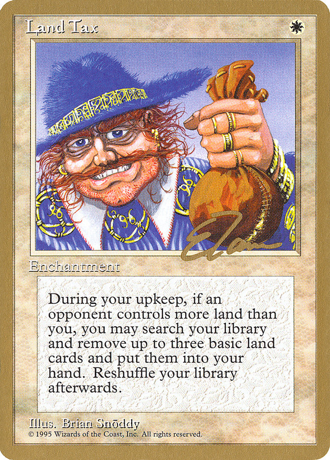 Land Tax (Eric Tam) [Pro Tour Collector Set] - Magic: The Gathering - Card Brawlers | Quebec | Canada |