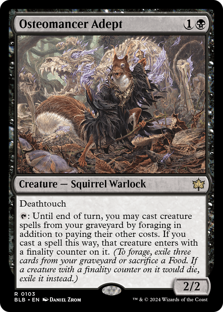Osteomancer Adept [Bloomburrow] - Magic: The Gathering - Card Brawlers | Quebec | Canada |