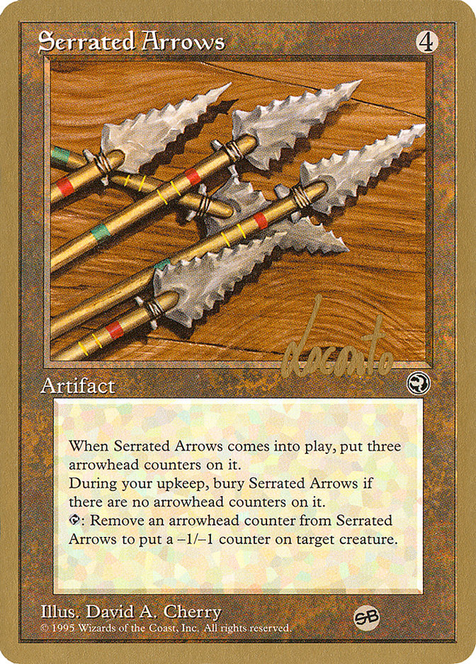 Serrated Arrows (Michael Loconto) (SB) [Pro Tour Collector Set] - Magic: The Gathering - Card Brawlers | Quebec | Canada |
