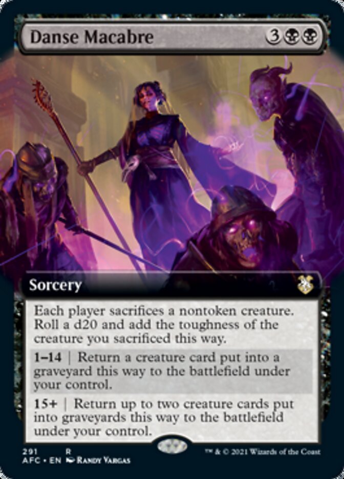 Danse Macabre (Extended Art) [Dungeons & Dragons: Adventures in the Forgotten Realms Commander] - Magic: The Gathering - Card Brawlers | Quebec | Canada |