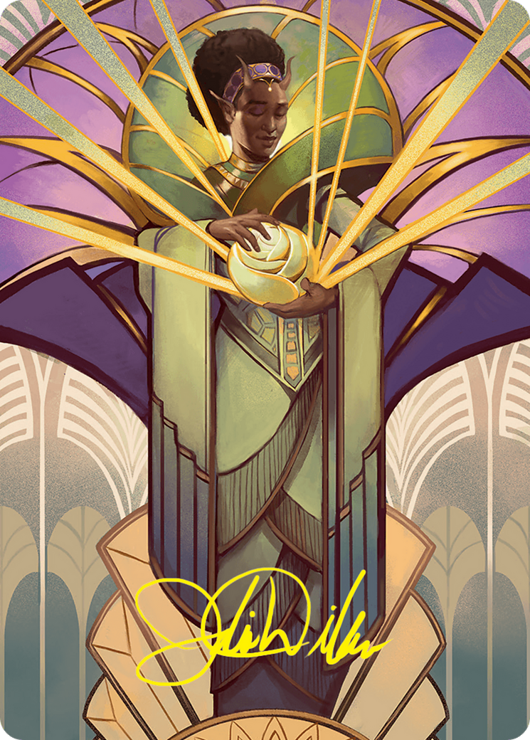 Bloom Tender Art Card (54/54) (Gold-Stamped Signature) [Foundations Art Series] - Magic: The Gathering - Card Brawlers | Quebec | Canada |
