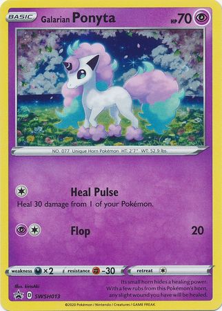 Galarian Ponyta (SWSH013) [Sword & Shield: Black Star Promos] - Pokémon - Card Brawlers | Quebec | Canada |