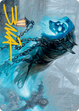 Nebelgast Intruder Art Card (Gold-Stamped Signature) [Innistrad: Midnight Hunt Art Series] - Magic: The Gathering - Card Brawlers | Quebec | Canada |