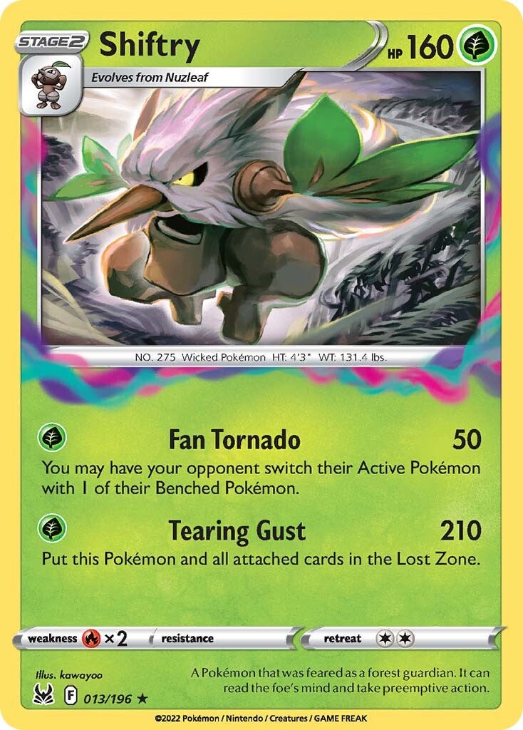 Shiftry (013/196) [Sword & Shield: Lost Origin] - Pokémon - Card Brawlers | Quebec | Canada |