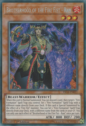 Brotherhood of the Fire Fist - Ram [FIGA-EN011] Secret Rare - Yu-Gi-Oh! - Card Brawlers | Quebec | Canada |