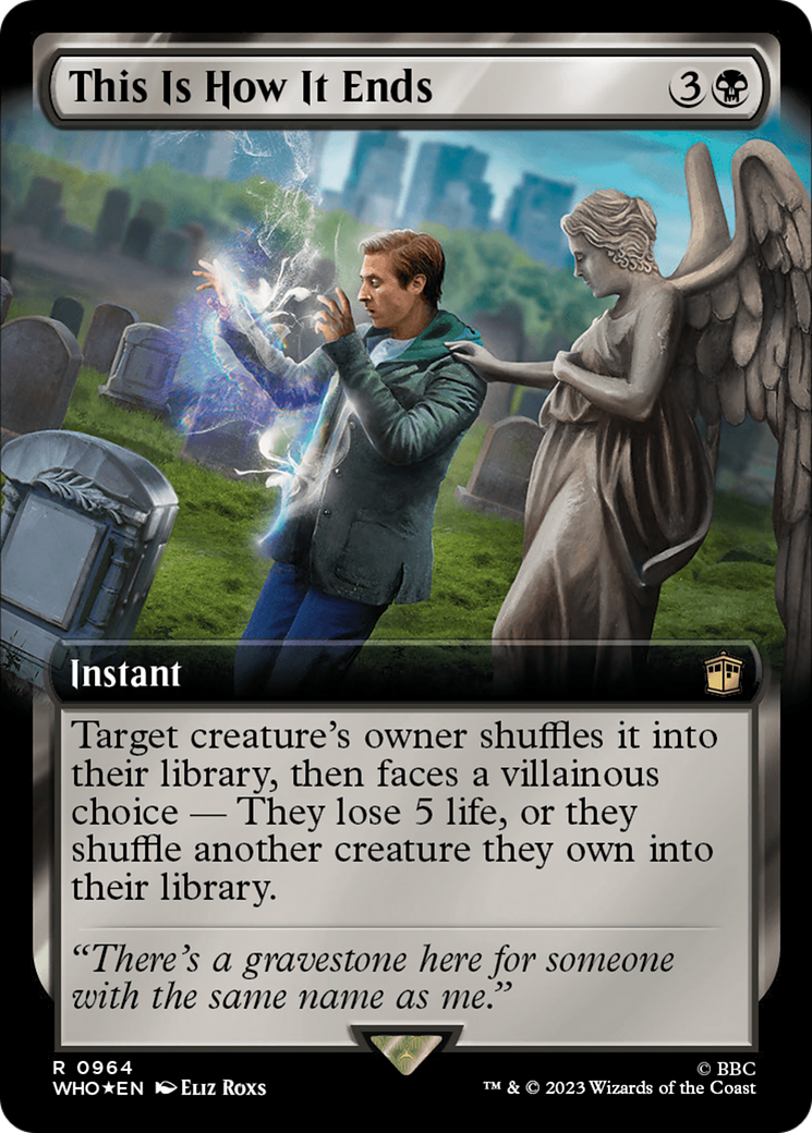 This Is How It Ends (Extended Art) (Surge Foil) [Doctor Who] - Magic: The Gathering - Card Brawlers | Quebec | Canada |