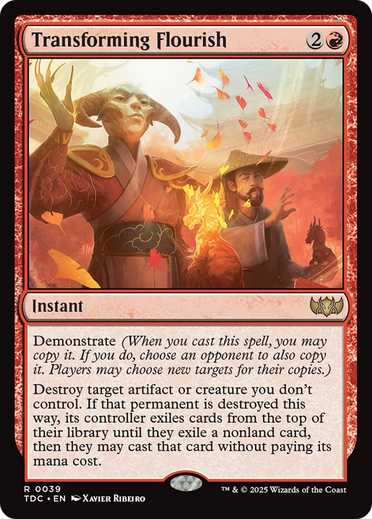 Transforming Flourish [Tarkir: Dragonstorm Commander] - Magic: The Gathering - Card Brawlers | Quebec | Canada |
