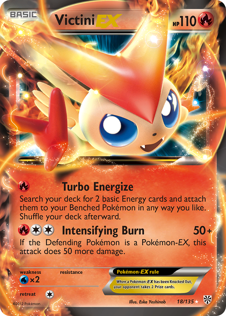 Victini EX (18/135) [Black & White: Plasma Storm] - Pokémon - Card Brawlers | Quebec | Canada |