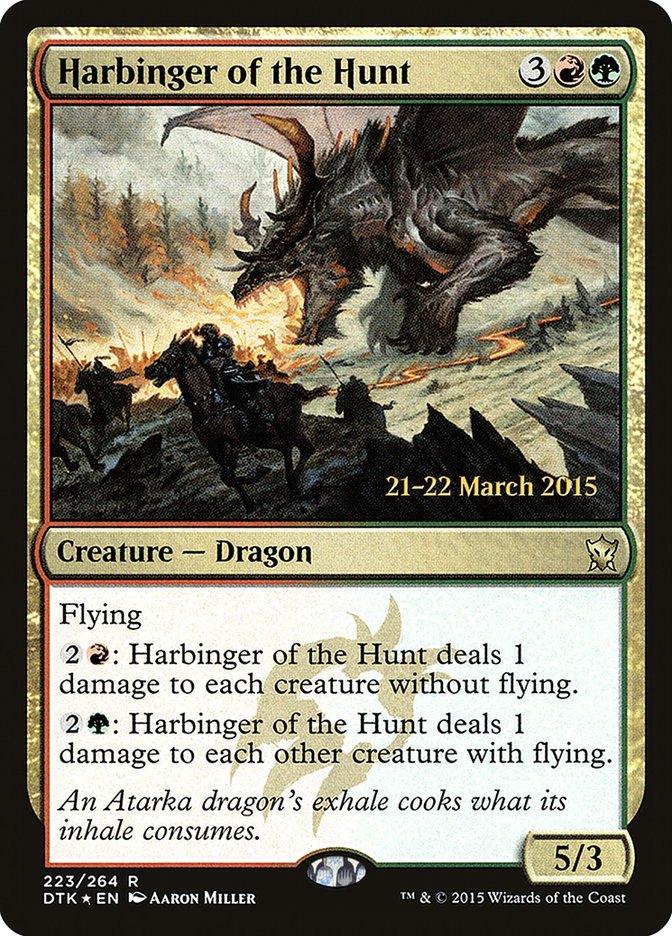 Harbinger of the Hunt [Dragons of Tarkir Prerelease Promos] - Magic: The Gathering - Card Brawlers | Quebec | Canada |