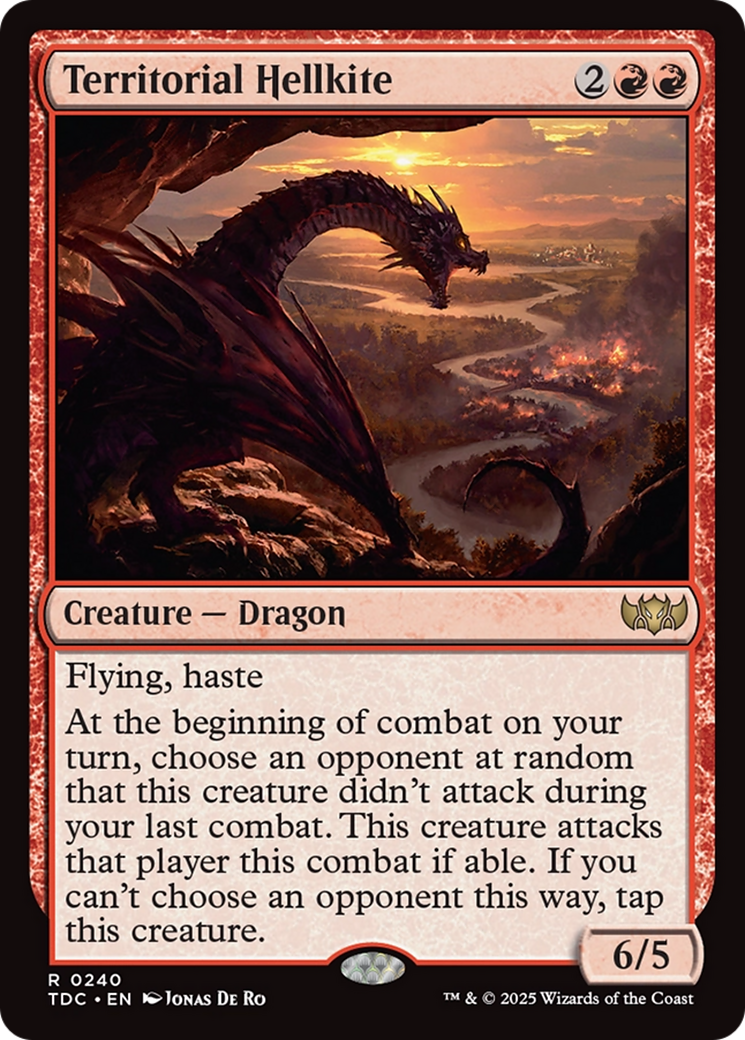 Territorial Hellkite [Tarkir: Dragonstorm Commander] - Magic: The Gathering - Card Brawlers | Quebec | Canada |
