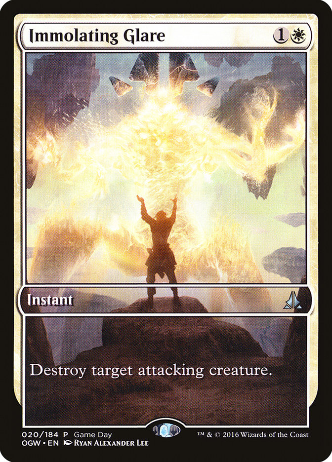 Immolating Glare (Game Day) (Extended Art) [Oath of the Gatewatch Promos] - Magic: The Gathering - Card Brawlers | Quebec | Canada |
