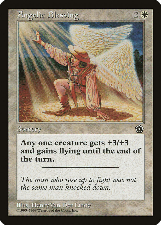 Angelic Blessing [Portal Second Age] - Magic: The Gathering - Card Brawlers | Quebec | Canada |