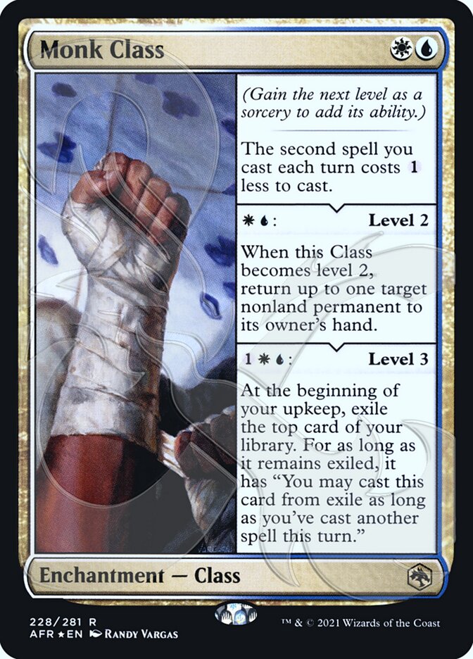 Monk Class (Ampersand Promo) [Dungeons & Dragons: Adventures in the Forgotten Realms Promos] - Magic: The Gathering - Card Brawlers | Quebec | Canada |