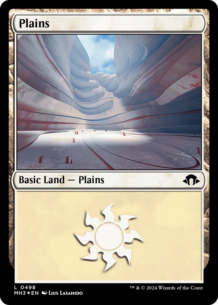 Plains (0498) (Ripple Foil) [Modern Horizons 3] - Magic: The Gathering - Card Brawlers | Quebec | Canada |