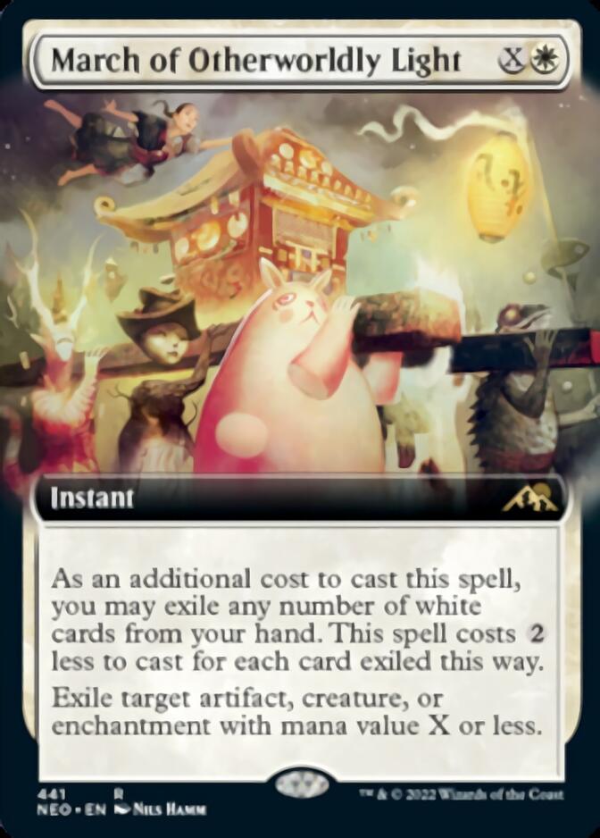 March of Otherworldly Light (Extended Art) [Kamigawa: Neon Dynasty] - Magic: The Gathering - Card Brawlers | Quebec | Canada |