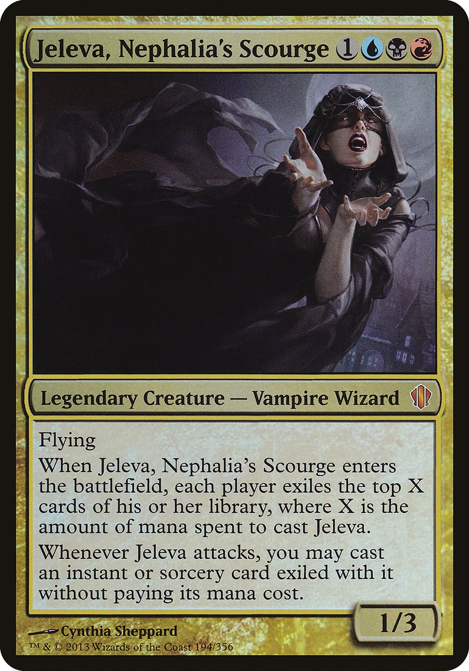 Jeleva, Nephalia's Scourge (Oversized) [Commander 2013 Oversized] - Magic: The Gathering - Card Brawlers | Quebec | Canada |