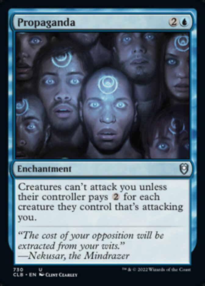Propaganda [Commander Legends: Battle for Baldur's Gate] - Magic: The Gathering - Card Brawlers | Quebec | Canada |