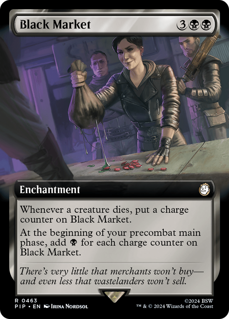 Black Market (Extended Art) [Fallout] - Magic: The Gathering - Card Brawlers | Quebec | Canada |