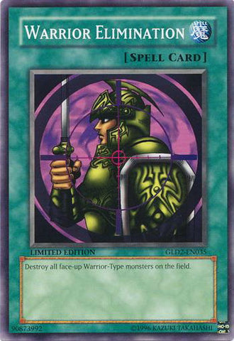 Warrior Elimination [GLD2-EN035] Common - Yu-Gi-Oh! - Card Brawlers | Quebec | Canada |