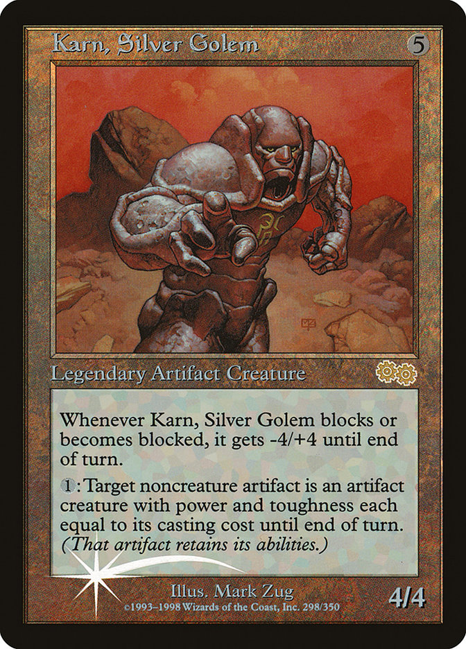 Karn, Silver Golem [Arena League 1999] - Magic: The Gathering - Card Brawlers | Quebec | Canada |