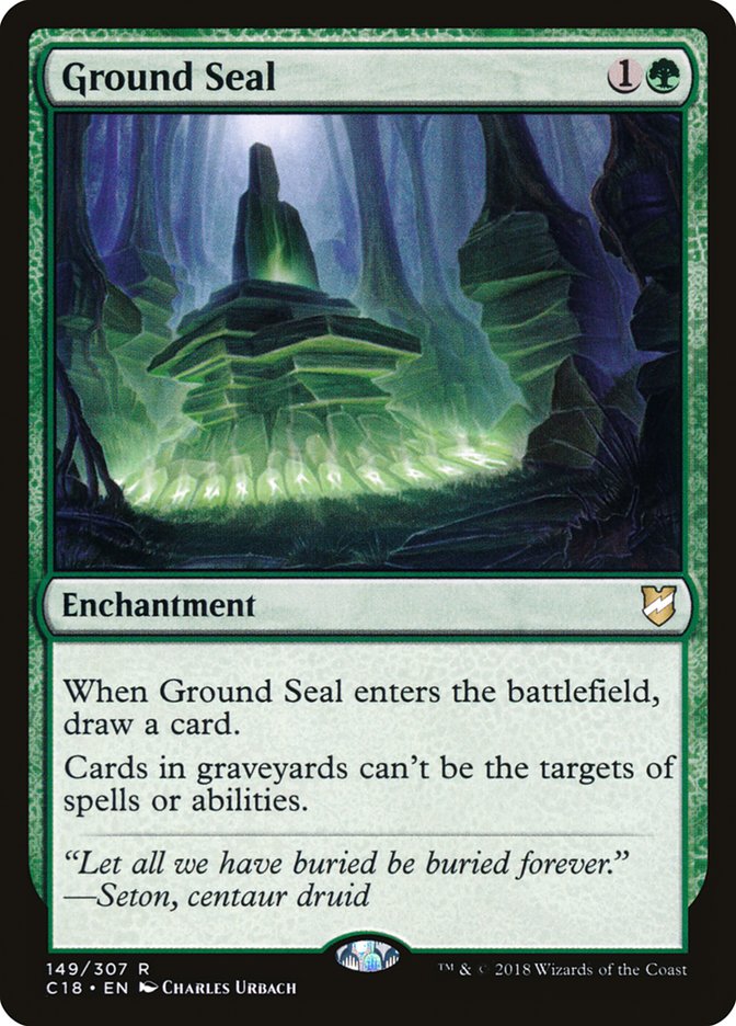 Ground Seal [Commander 2018] - Magic: The Gathering - Card Brawlers | Quebec | Canada |