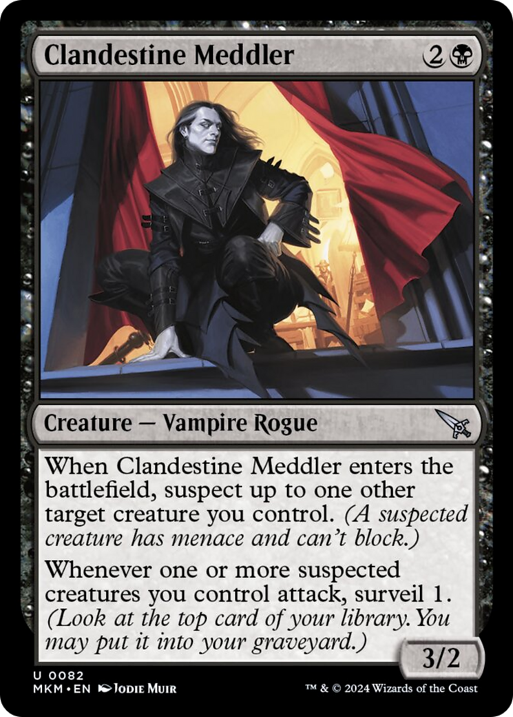 Clandestine Meddler (Red) [Murders at Karlov Manor] - Magic: The Gathering - Card Brawlers | Quebec | Canada |