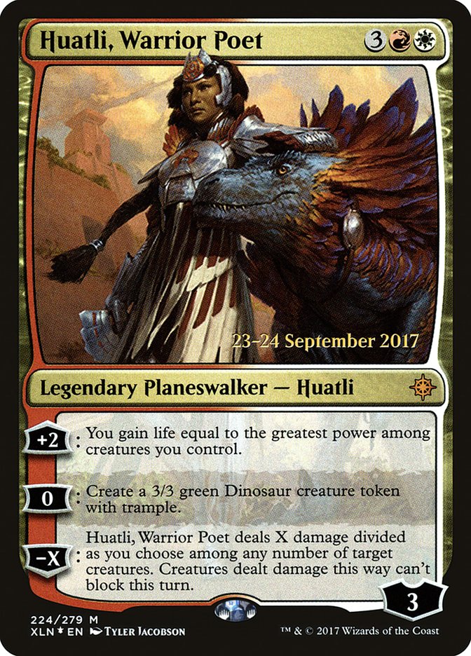 Huatli, Warrior Poet [Ixalan Prerelease Promos] - Magic: The Gathering - Card Brawlers | Quebec | Canada |