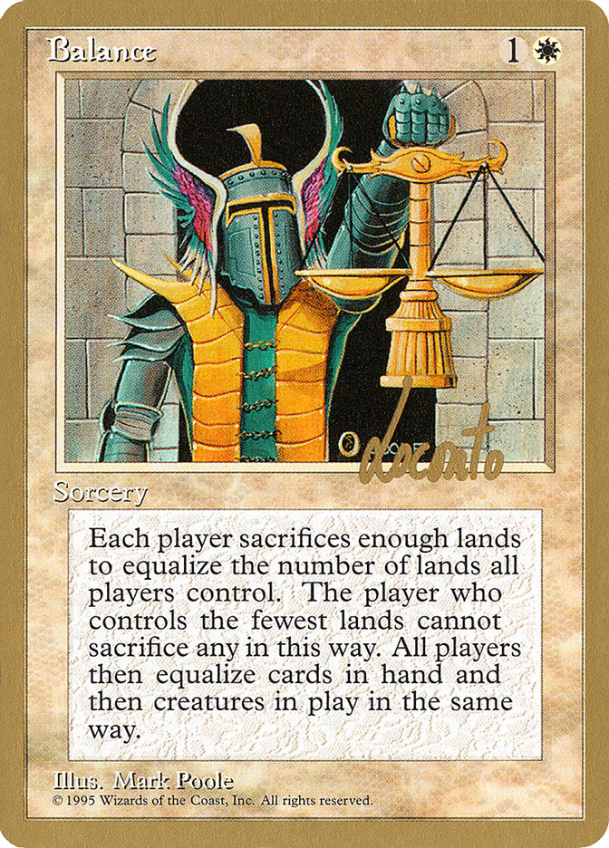 Balance (Michael Loconto) [Pro Tour Collector Set] - Magic: The Gathering - Card Brawlers | Quebec | Canada |