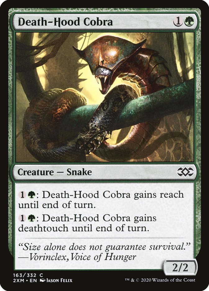 Death-Hood Cobra [Double Masters] - Magic: The Gathering - Card Brawlers | Quebec | Canada |