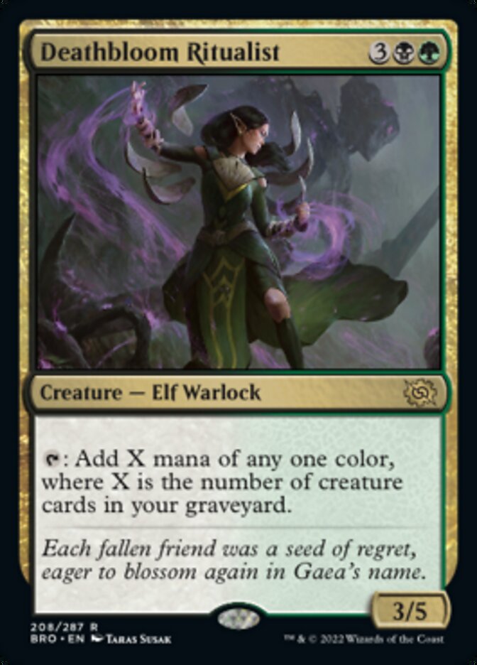 Deathbloom Ritualist [The Brothers' War] - Magic: The Gathering - Card Brawlers | Quebec | Canada |