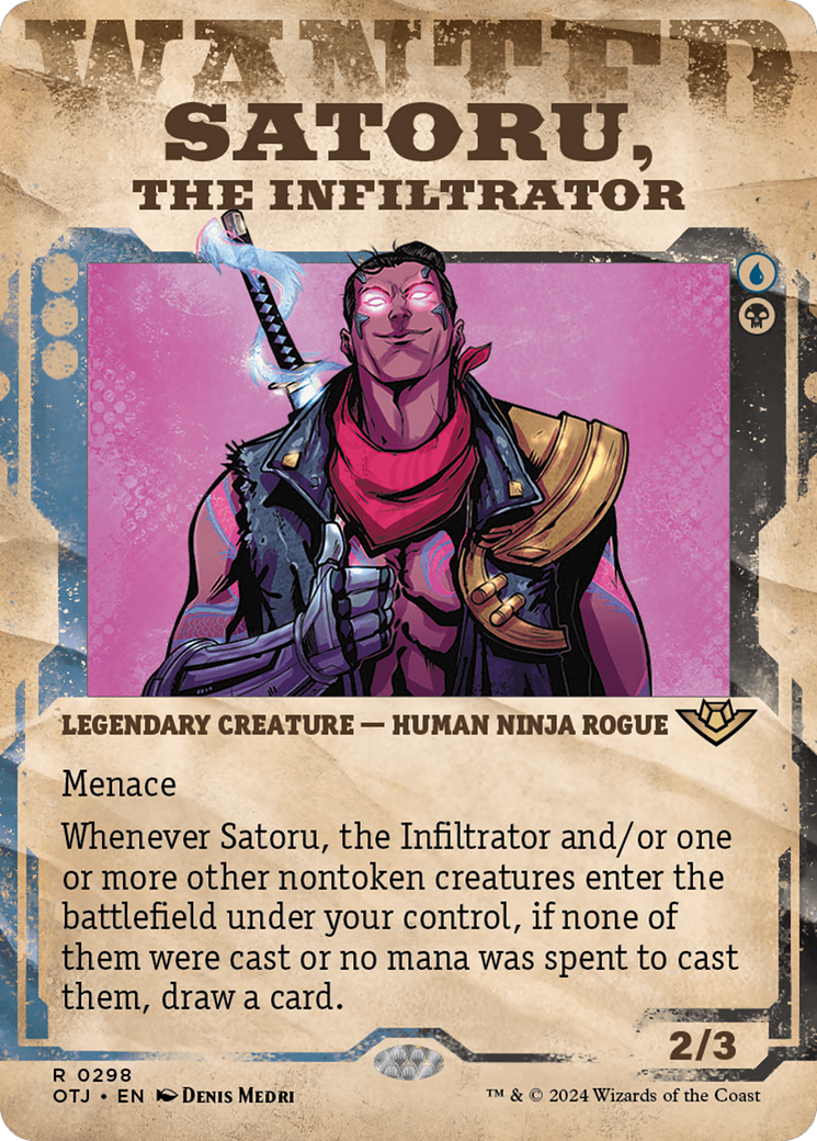 Satoru, the Infiltrator (Showcase) [Outlaws of Thunder Junction] - Magic: The Gathering - Card Brawlers | Quebec | Canada |