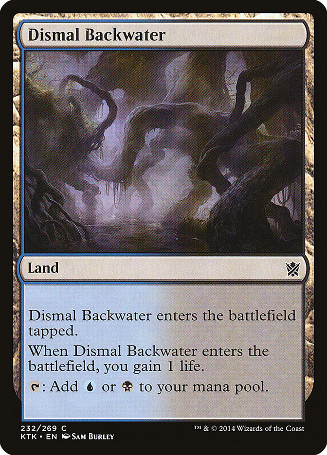 Dismal Backwater [Khans of Tarkir] - Magic: The Gathering - Card Brawlers | Quebec | Canada |