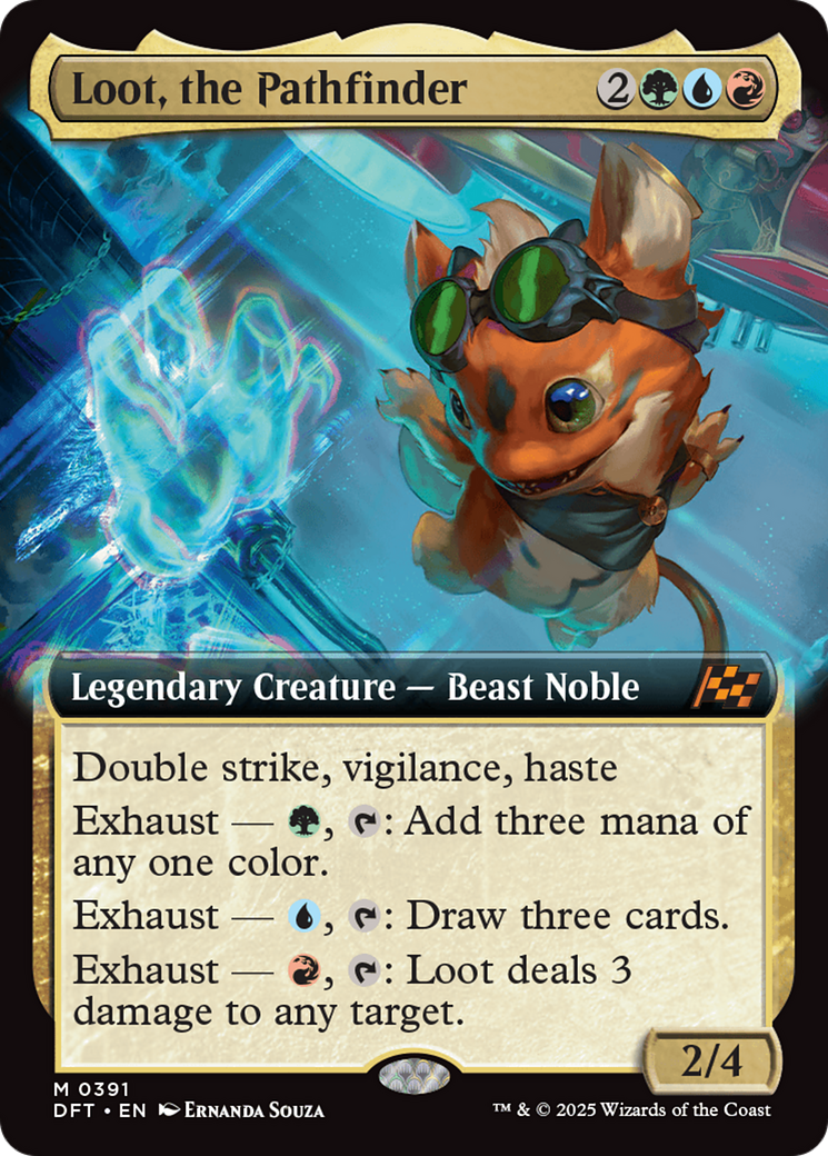 Loot, the Pathfinder (Extended Art) [Aetherdrift] - Magic: The Gathering - Card Brawlers | Quebec | Canada |