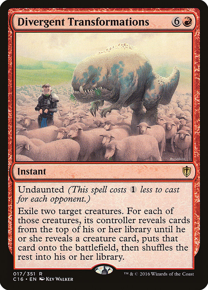 Divergent Transformations [Commander 2016] - Magic: The Gathering - Card Brawlers | Quebec | Canada |