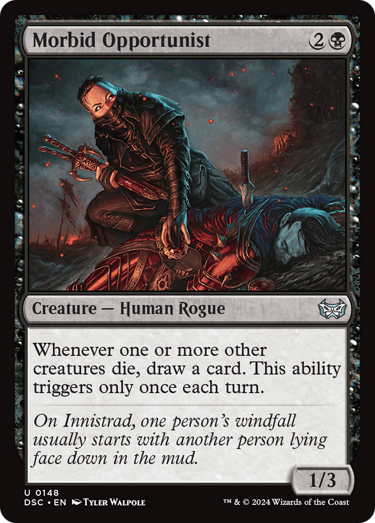 Morbid Opportunist [Duskmourn: House of Horror Commander] - Magic: The Gathering - Card Brawlers | Quebec | Canada |
