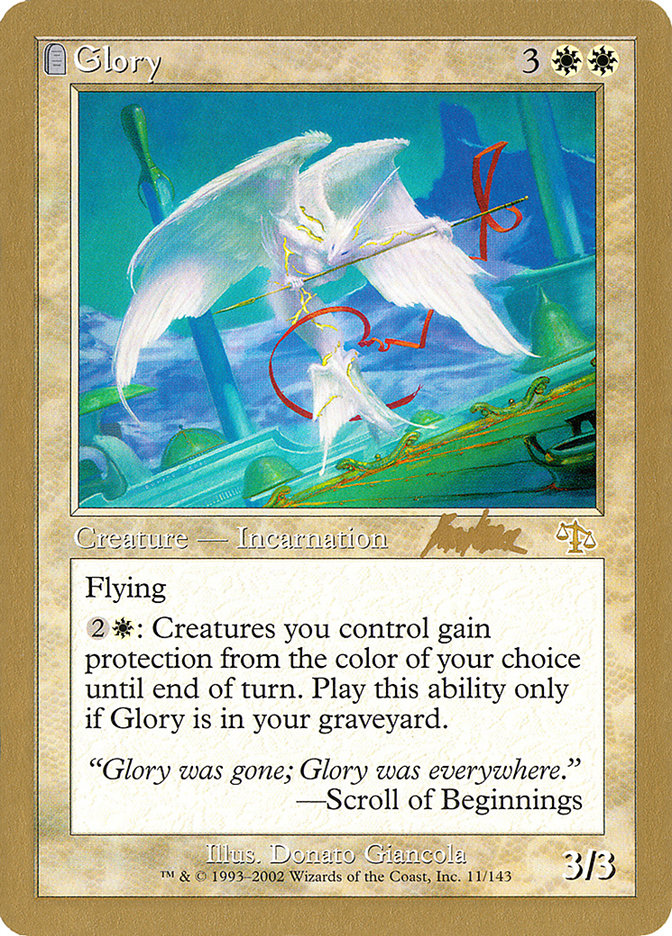 Glory (Brian Kibler) [World Championship Decks 2002] - Magic: The Gathering - Card Brawlers | Quebec | Canada |