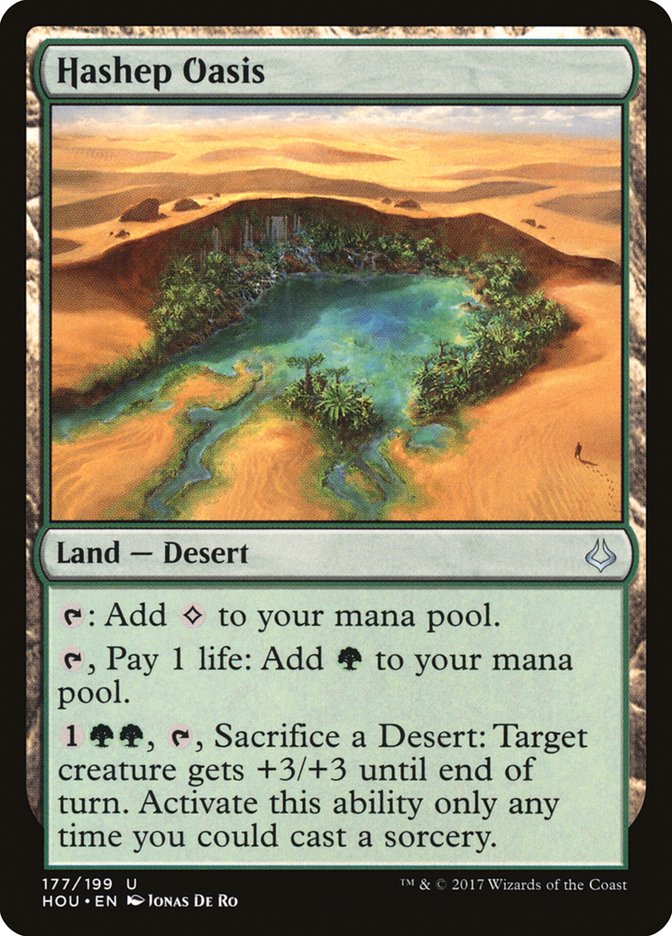Hashep Oasis [Hour of Devastation] - Magic: The Gathering - Card Brawlers | Quebec | Canada |