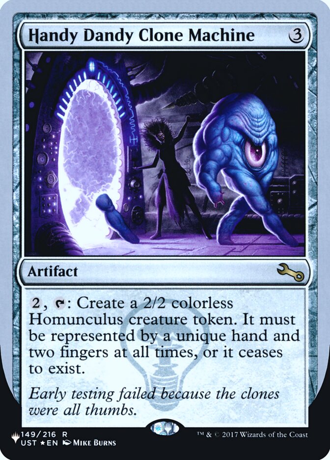 Handy Dandy Clone Machine (Unfinity Foil Edition) [The List] - Magic: The Gathering - Card Brawlers | Quebec | Canada |