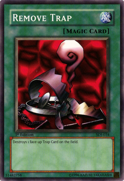 Remove Trap [SDJ-034] Common - Yu-Gi-Oh! - Card Brawlers | Quebec | Canada |