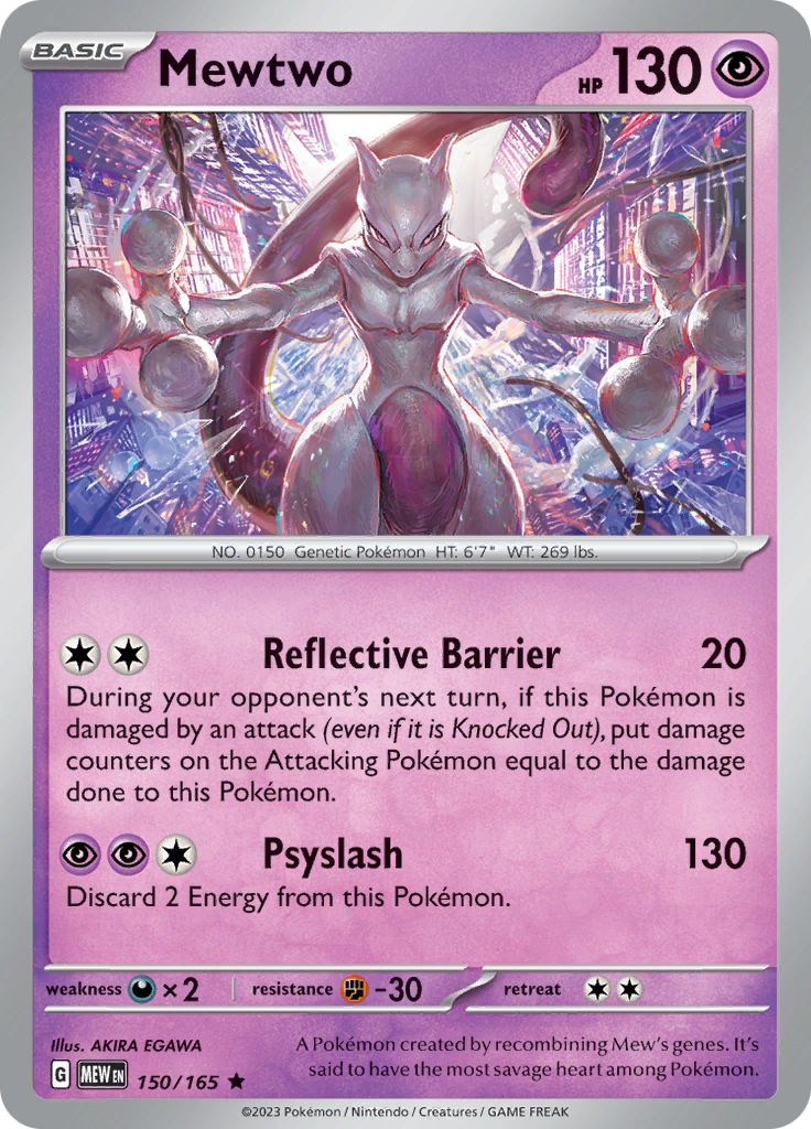Mewtwo (150/165) [Scarlet & Violet 151] - Pokémon - Card Brawlers | Quebec | Canada |