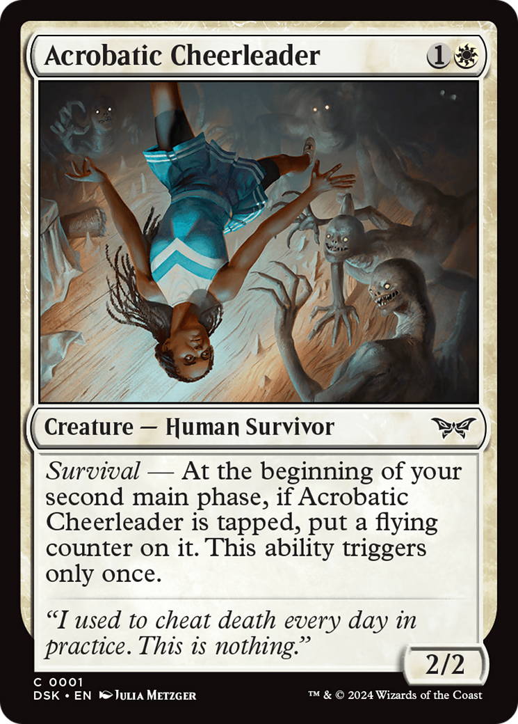 Acrobatic Cheerleader [Duskmourn: House of Horror] - Magic: The Gathering - Card Brawlers | Quebec | Canada |