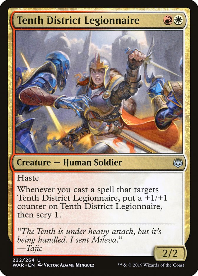 Tenth District Legionnaire [War of the Spark] - Magic: The Gathering - Card Brawlers | Quebec | Canada |