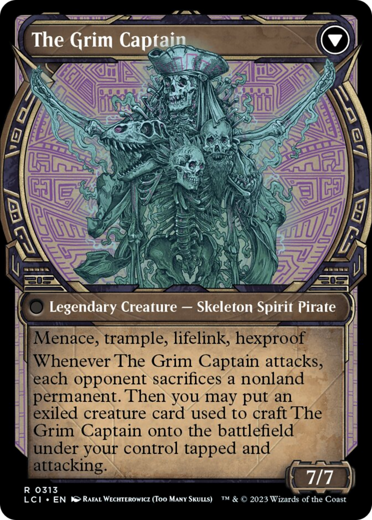 Throne of the Grim Captain // The Grim Captain (Showcase) [The Lost Caverns of Ixalan] - Magic: The Gathering - Card Brawlers | Quebec | Canada |