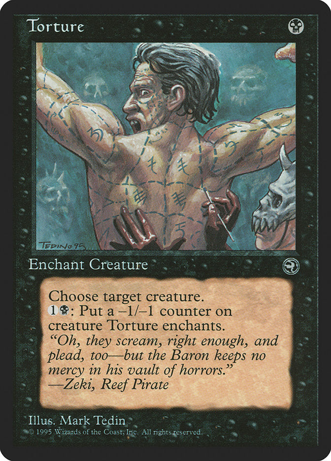 Torture (Zeki Flavor Text) [Homelands] - Magic: The Gathering - Card Brawlers | Quebec | Canada |