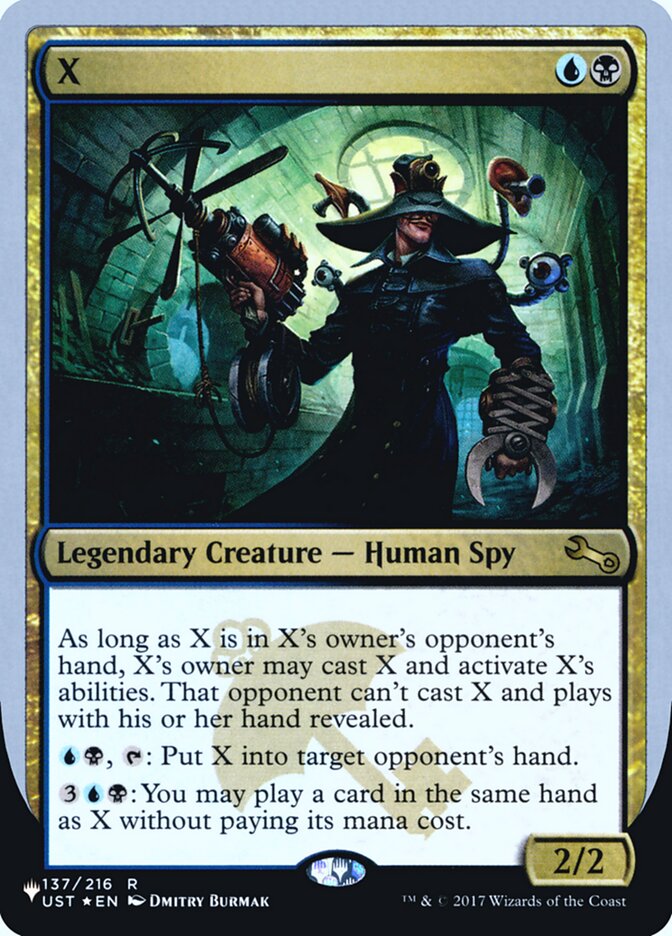 X (Unfinity Foil Edition) [The List] - Magic: The Gathering - Card Brawlers | Quebec | Canada |