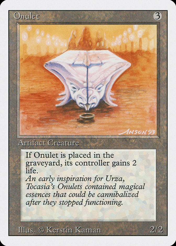 Onulet [Revised Edition] - Magic: The Gathering - Card Brawlers | Quebec | Canada |