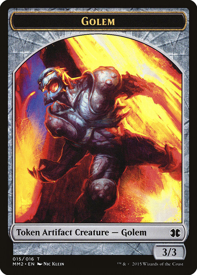Golem Token [Modern Masters 2015 Tokens] - Magic: The Gathering - Card Brawlers | Quebec | Canada |