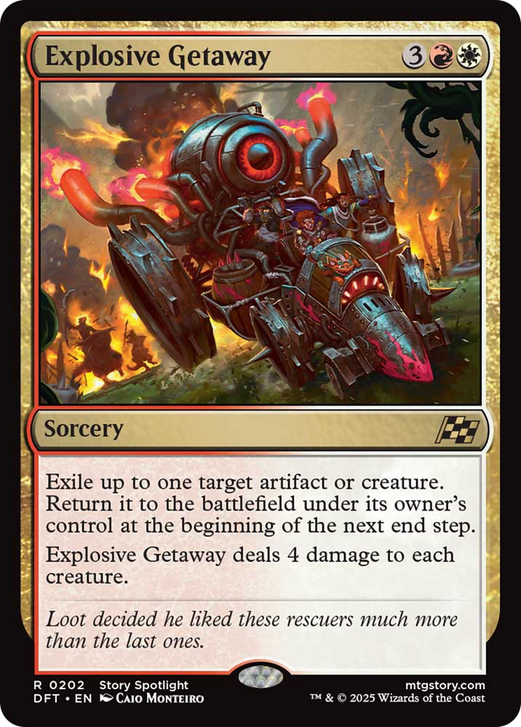 Explosive Getaway [Aetherdrift] - Magic: The Gathering - Card Brawlers | Quebec | Canada |