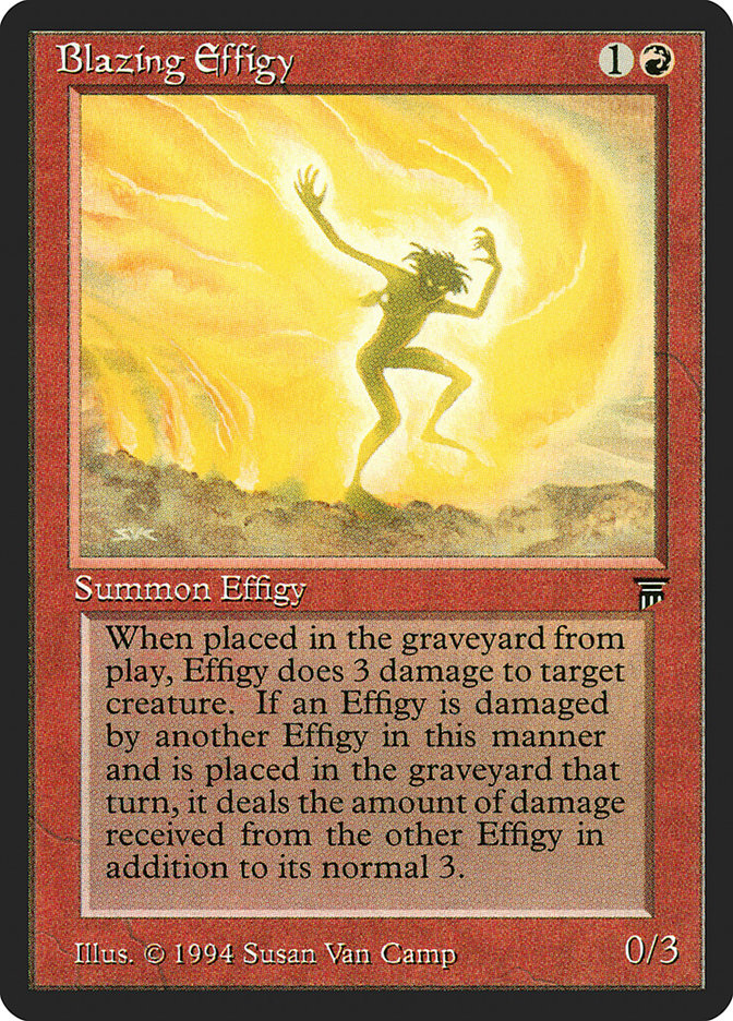 Blazing Effigy [Legends] - Magic: The Gathering - Card Brawlers | Quebec | Canada |
